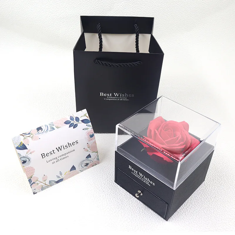 Custom Color Photo Projection Necklace With Luxury Rose Gift Box Stainless Steel Chain Anniversary Birthday Gift Romantic Party - Image 5
