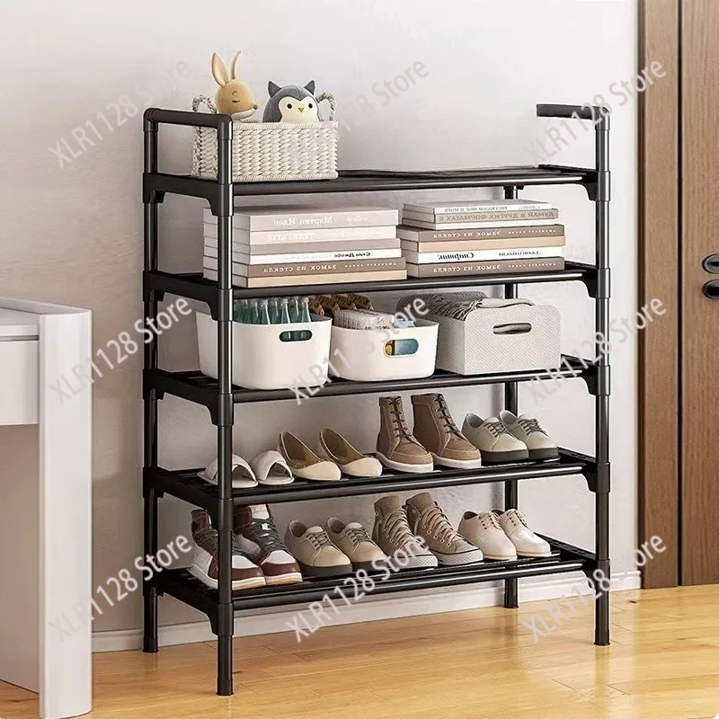 Multi-Tier Shoe Storage Rack Compact Design for Home Dorm Indoor Outdoor Daily Use