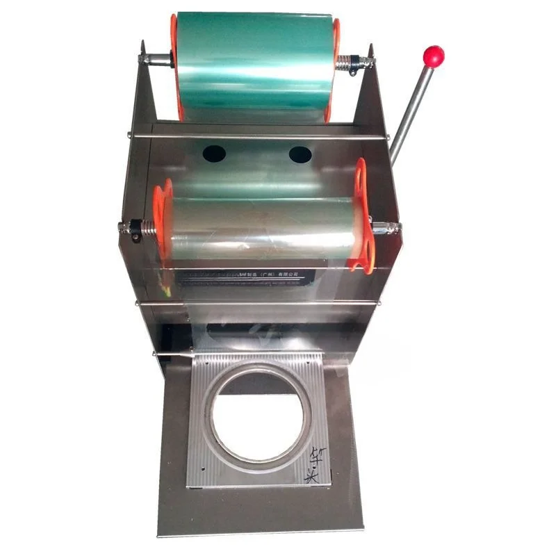 

Milk tea cup sealing machine, soy milk sealing machine