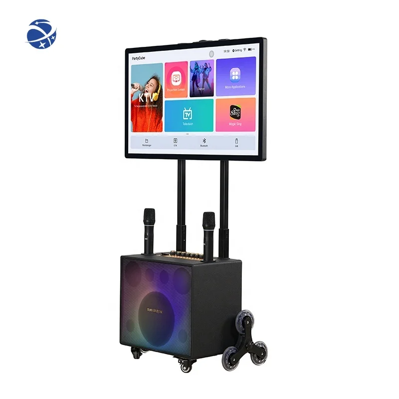 

Intelligent voice control professional karaoke portable 8-hour playtime wireless multimedia bluetooth speaker party box