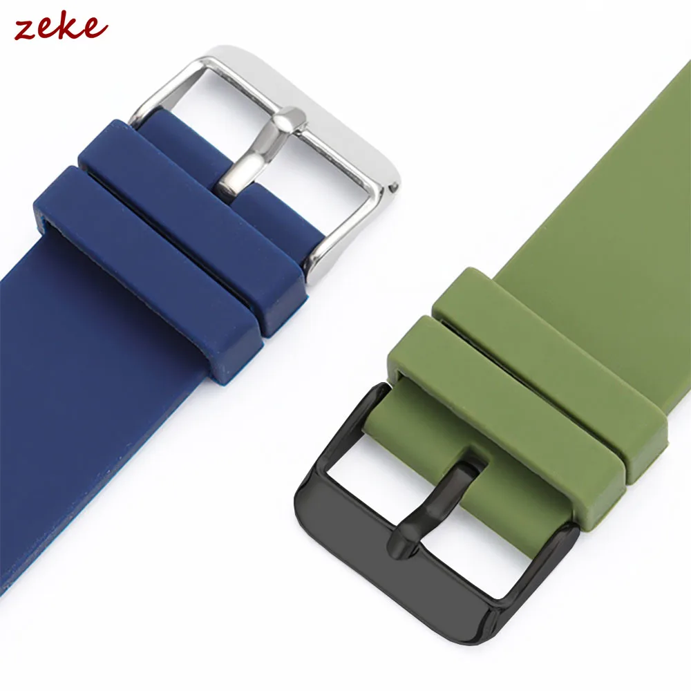 14/16/18/20/22mm Universal Silicone Watch Straps Quick Release Soft Sports Rubber Watch Band for Huawei for Samsung for Amazfit view 5