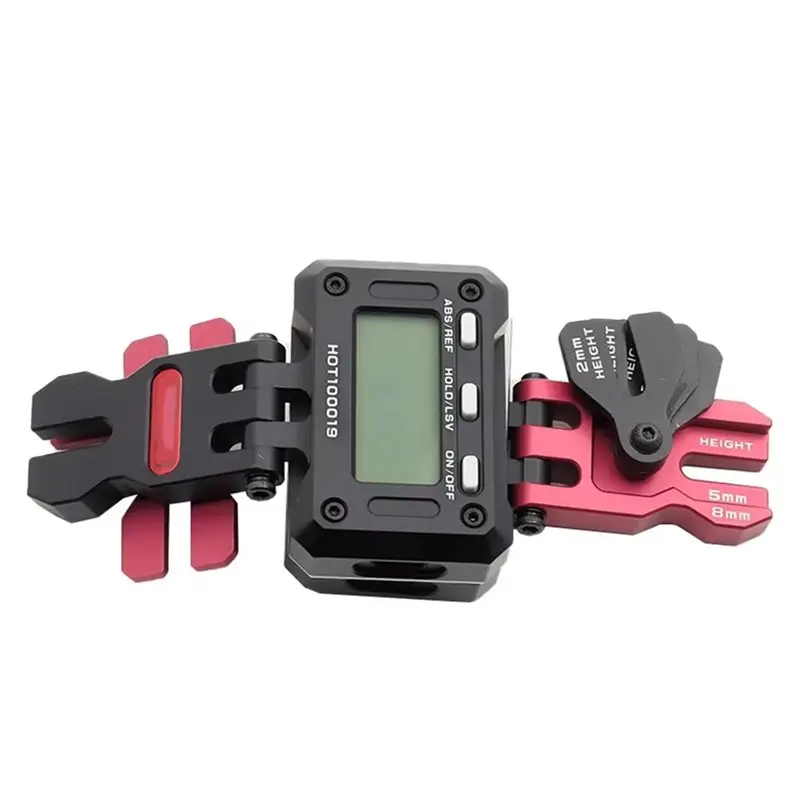 WOWFU-Smart Digital Pitch Gauge Digital Pitch Gauge LCD Display For Main Blade Align TREX 450 500 550 600 700 RC Helicopter