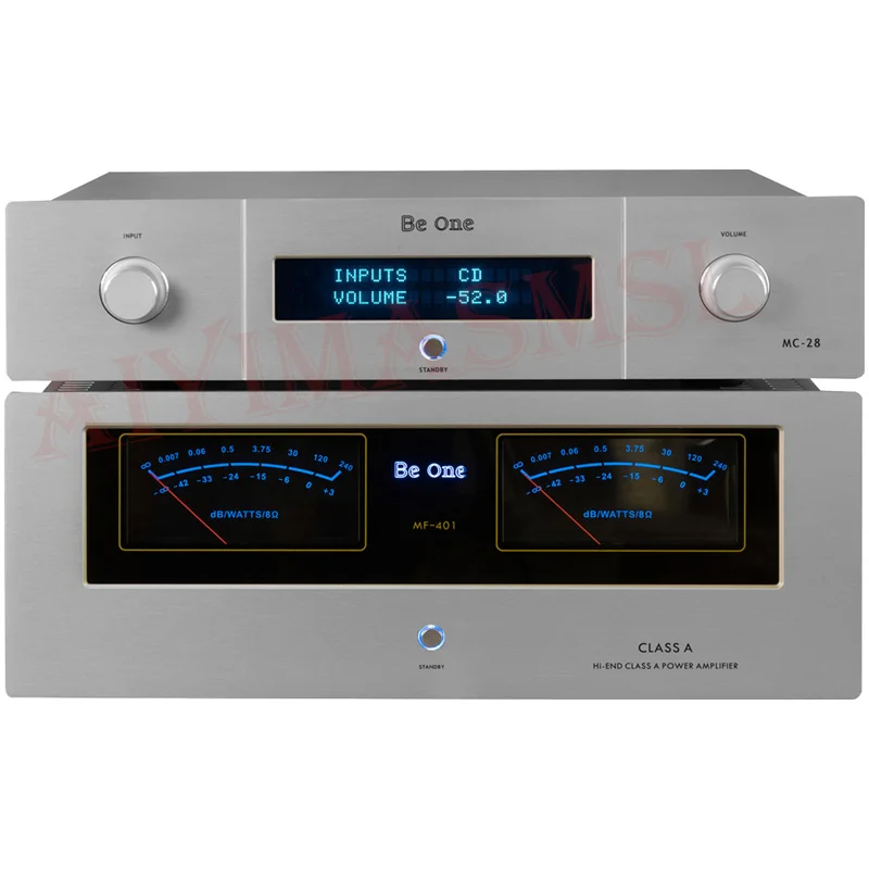 AIYIMA SMSL MC-28 MF-401 HIFI 650W 2.0 Class A Pre-Amplifier Post-Amplifier Audio