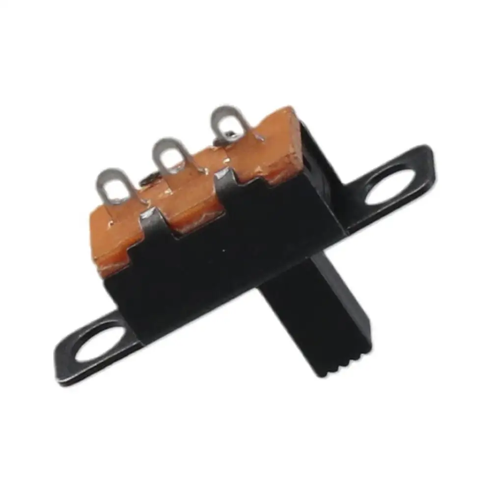 

8 шт. Новый 3-контактный 2-позиционный микро-мини-тумблер SS12F15VG6 Ползунковые переключатели для монтажа на панели постоянного тока 50 В 0,5 А 6 мм Вертикальный ползунковый переключатель