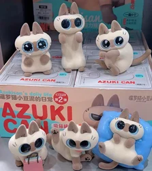 Mystery Box Original Azuki Can Azukisan’s Daily Life 1&2nd Series Siamese Cat Cute Model Blind Box Caixa Sorpresa customized