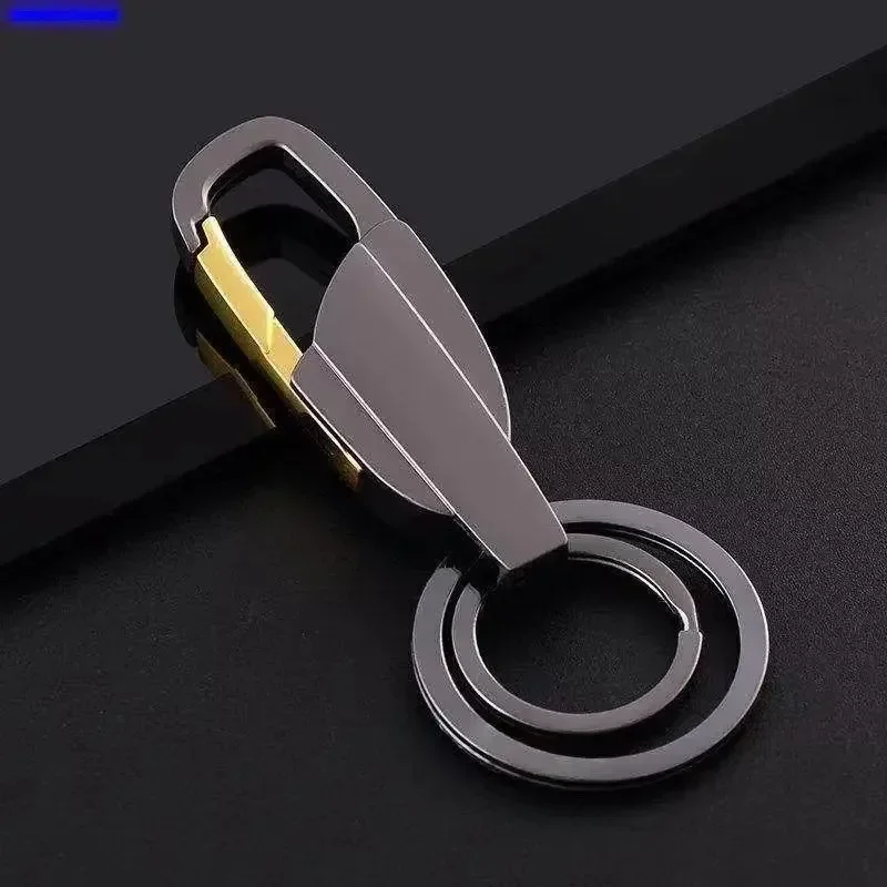 Fashion Car Keychain Gift Knife Bottle Opener Zinc Alloy Keychain Key Ring Fingertip Gyro