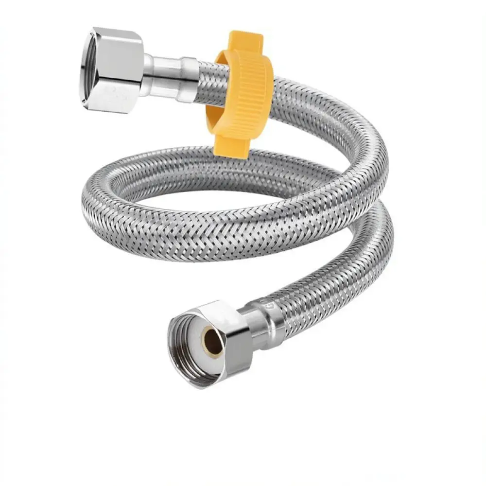 Metal Braided Stainless Steel Hose Flexible Plumbing Connector For Kitchen Faucet Heater Toilet Feed Line