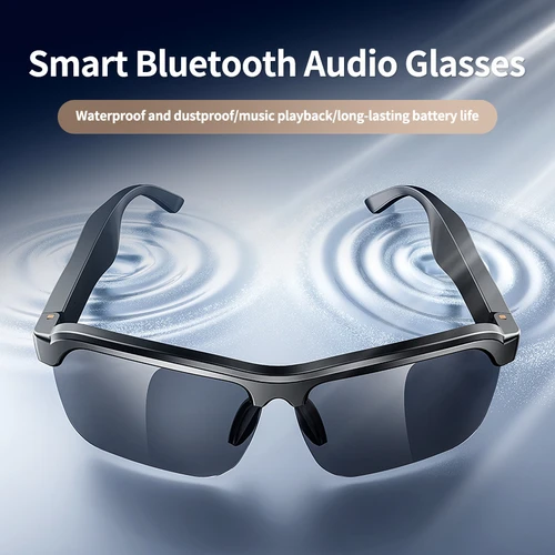 Imagen 1 del producto Gafas inteligentes 8K AI con cámara de 100MP Chat GPT Touch gafas de sol deportivas Bluetooth llamada vídeo reproductor de música para hombres mujeres 2025 nuevo