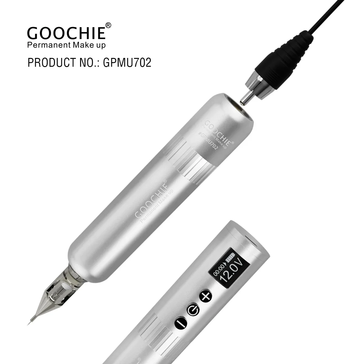 Goochie 702 Wireless PMU Machine Eyebrow Tattoo Machine Set Tattoo Pen Microblading Permanent Makeup  Machine For Lip/Eyebrow