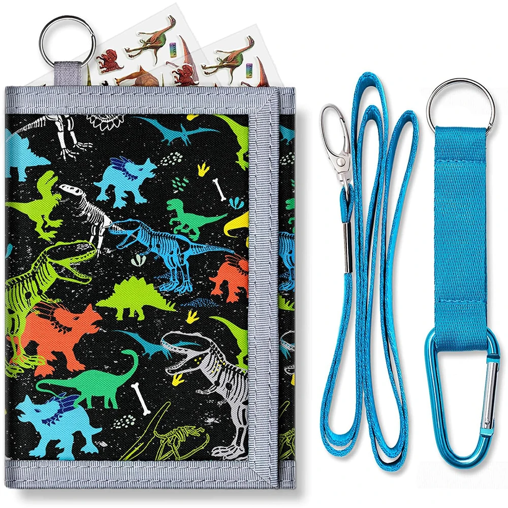 Kids Wallet for Boys Girls Teens Trifold, Wallets  with Coin Pocket and Card Holders,Novelty Wallets for Childrens Birthday Gift