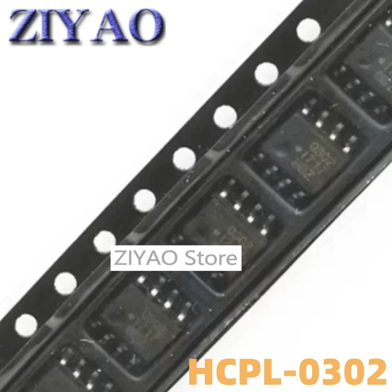 5PCS HCPL-0302V 302V HP302 SOP8 HCPL-0302 HCPL302 Optocoupler