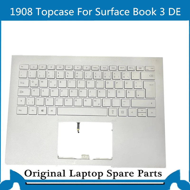 

Original for Microsoft Surface Book 3 1900 1908 Topcase with Keyboard 13.5 inch GER DE