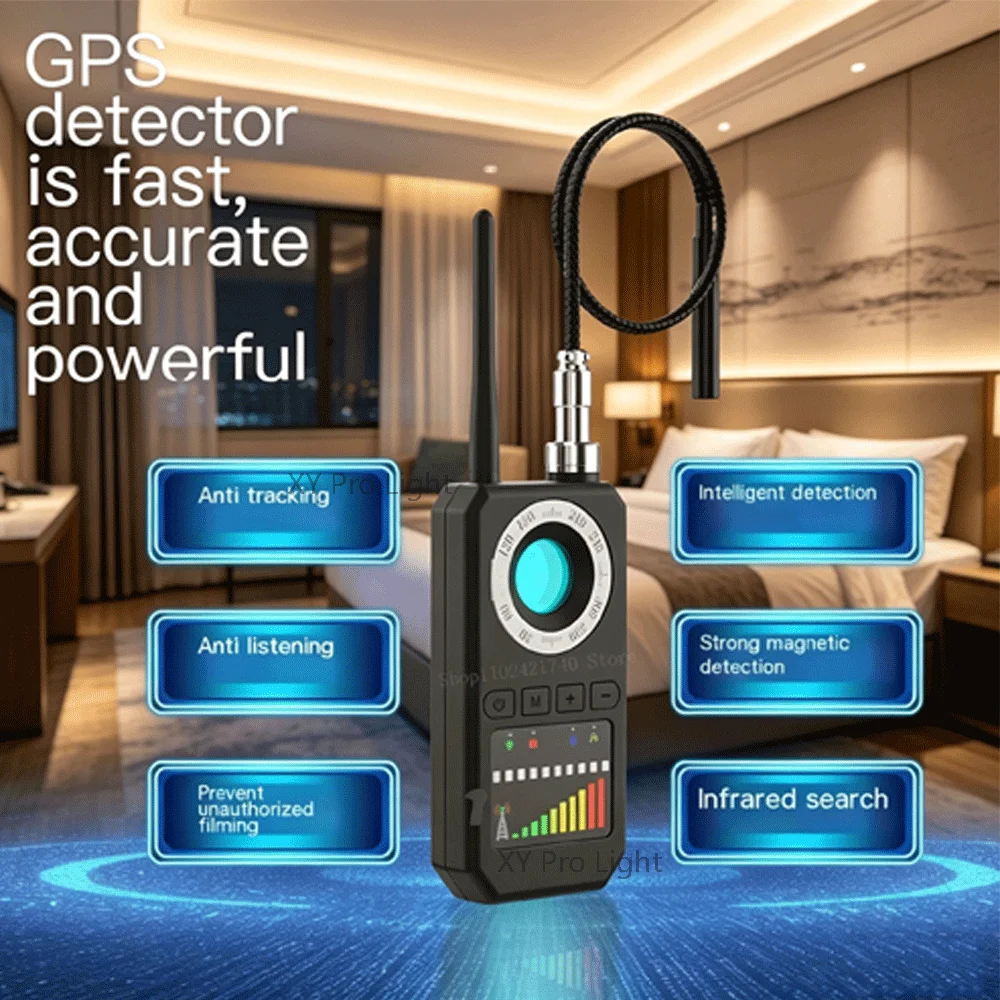 アンチスパイ隠しカメラ検出器-gsm-モバイルオーディオバグファインダー-gps-トラッカー-ワイヤレス-rf-信号検出バグ-bluetooth-ヘッドセットスキャナー
