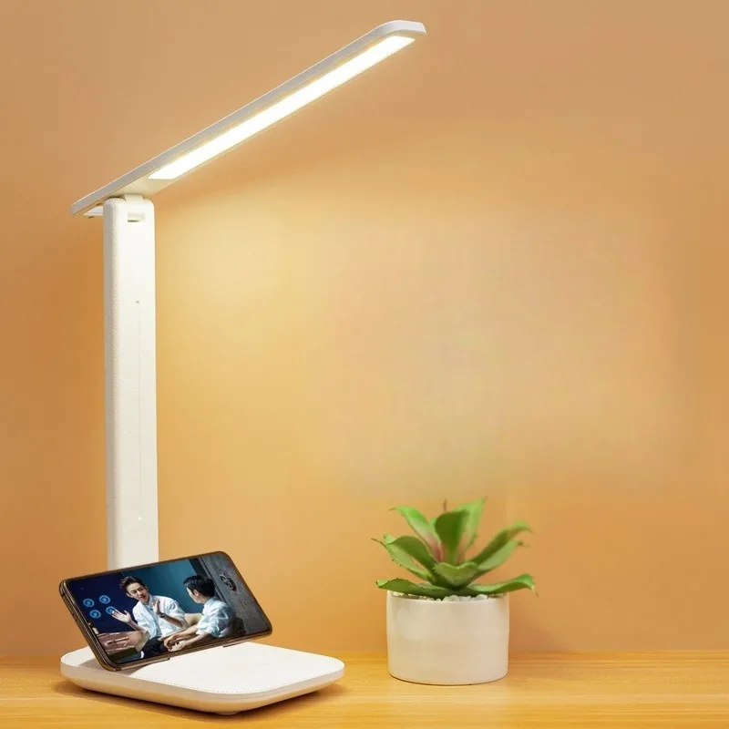 

Modern ABS Foldable Rechargeable LED Eye Care Anti Blue Dimmable Table Lamp Bedside Student USB Night Light Decor Novelty New