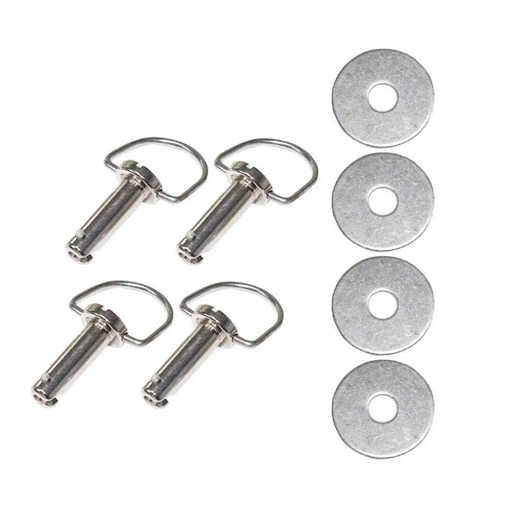 Motorcyle 4Pcs Fasteners Hard Saddlebag Mounting Pin Bolts Fits for Harley Touring Softail Road King Electra Glide FLHX FLHR 97-