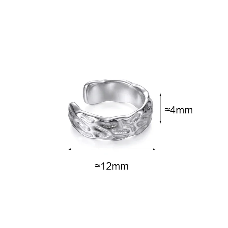 1 Pcs S999 Sterling Silver Needle Minimalist Irregular Geometric Clip Earrings for Women Fashion Jewelry Personality Accessories
