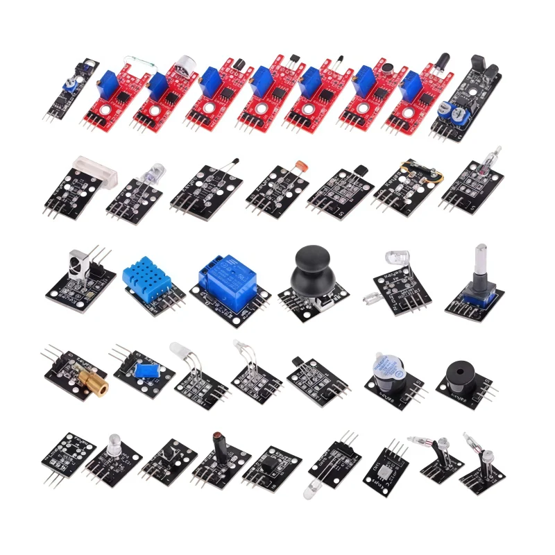Sensor kit includes 37 types of sensors and 37 types of sensors for data transmission