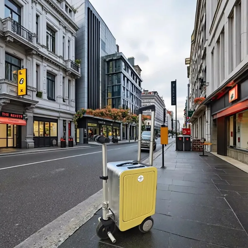 

[Hot Sale] High Quality Smart Portable Electric Riding Suitcase Durable Expandable Aluminium Frame Modern Style Direct Factory