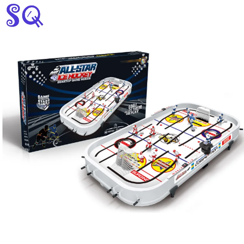 Mini Ice Hockey Table Game Console Desktop Decoration Arcade Game Suitable for Retro Games With music and manual scorer