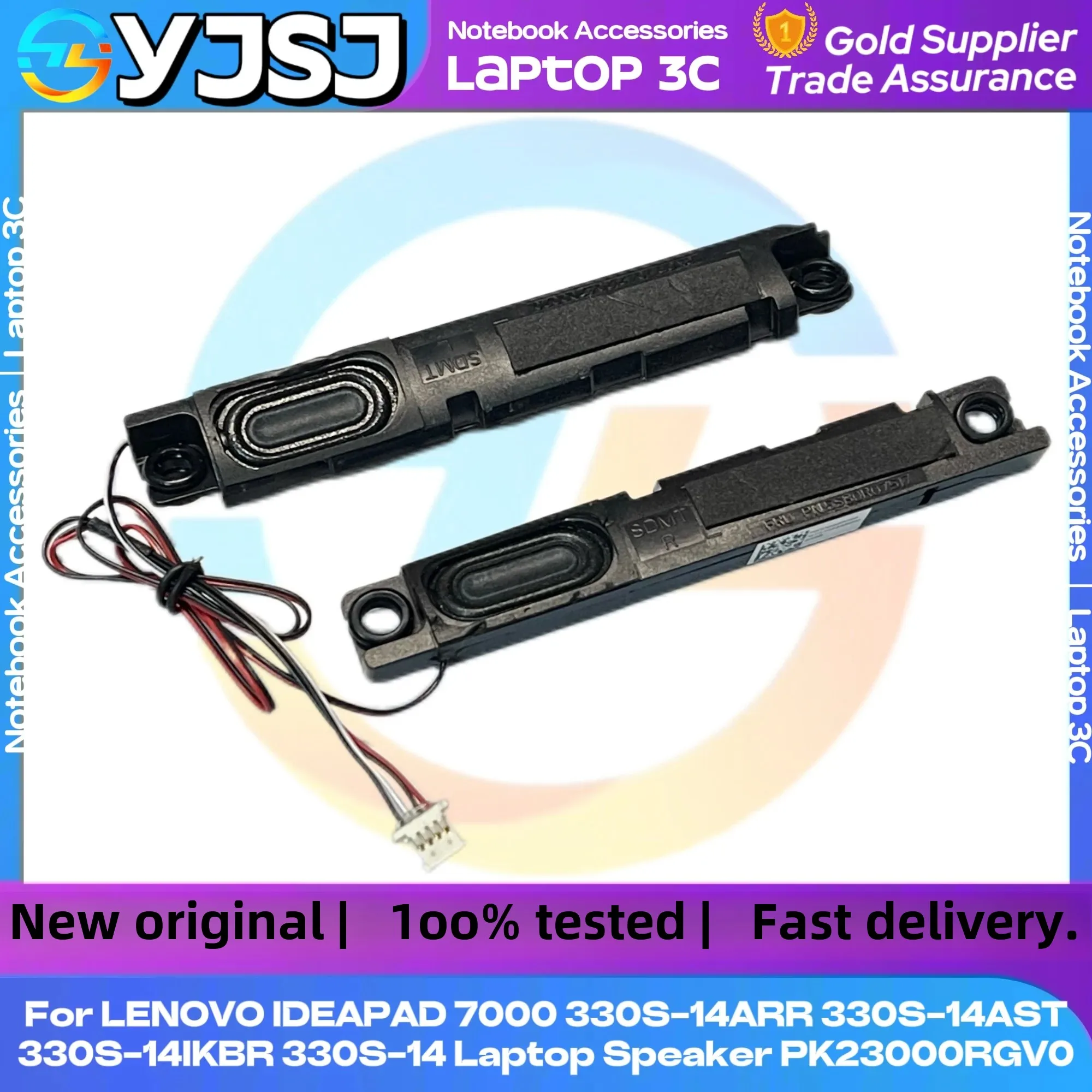 

New Original Laptop Speaker for LENOVO IDEAPAD 7000 330S-14ARR 330S-14AST 330S-14IKBR 330S-14 Bulit-in Speake PK23000RGV0