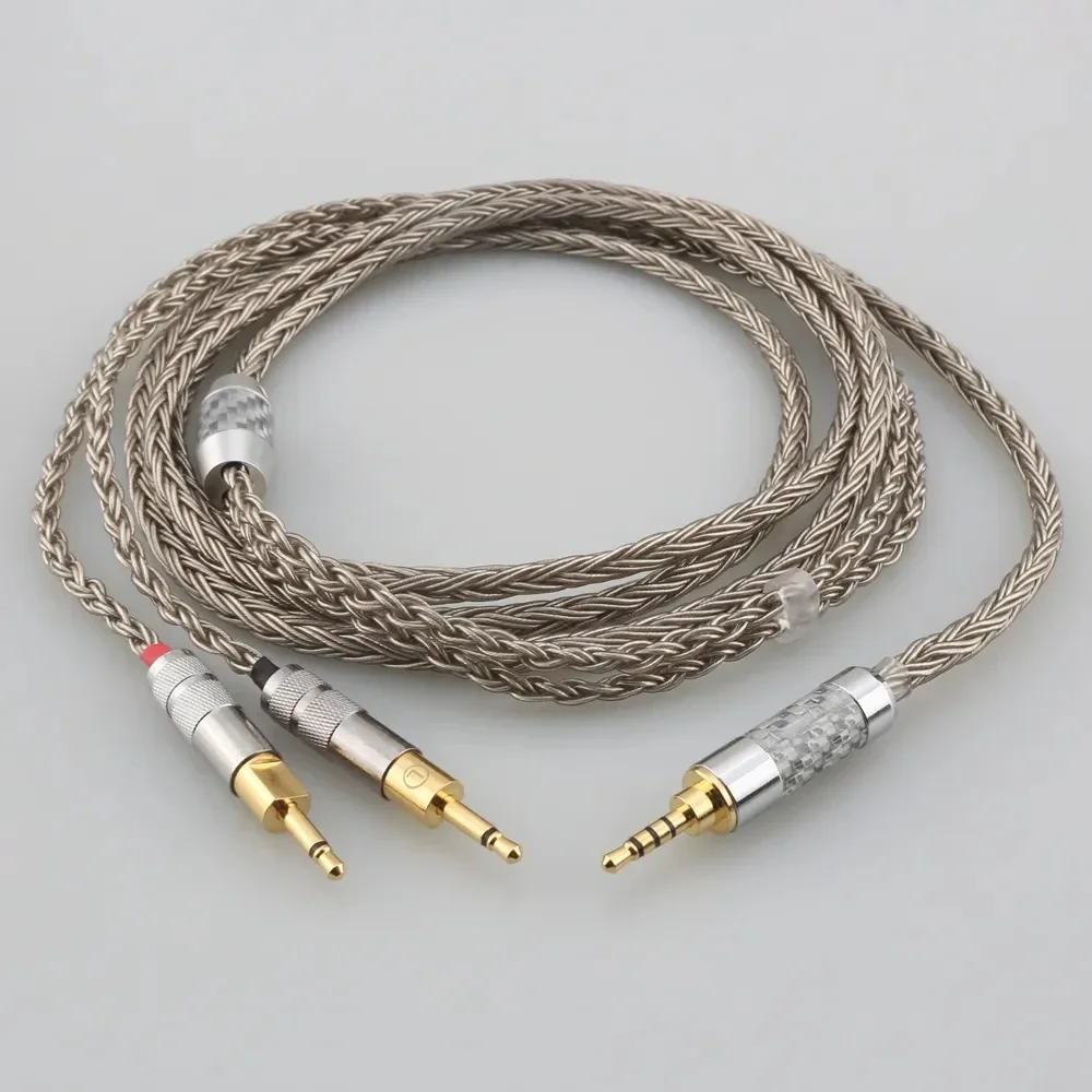 

Balance 3.5 Xlr 4.4 male to Dual 2.5 mm 16 Cores Headphone Earphone Cable hifi cabl For hd 700 sennheiser hd700 nw zx300a