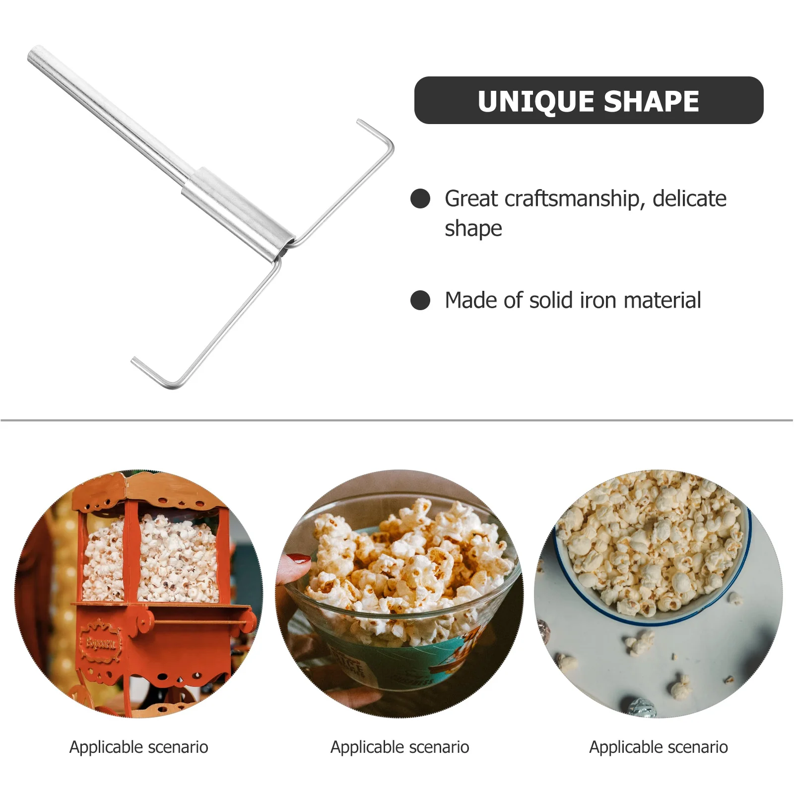 Commercial Popcorn Maker Accessory Kit Stirrer Shaft Wire Sleeve Stirring Rods Replacement Popcorn Machine Parts Party Supplies images - 6