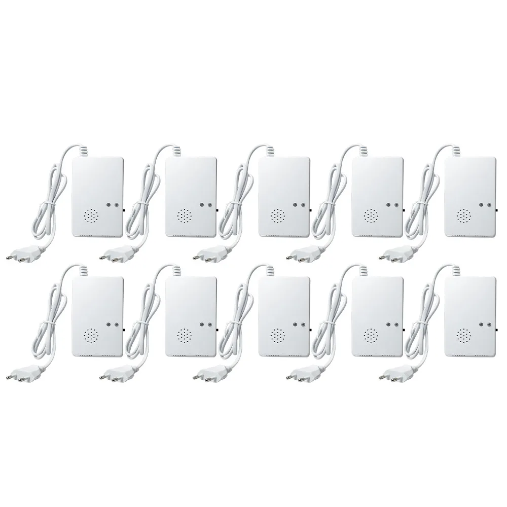 

Gas Leak Detector Combustible Propane Butane Methane Smart Home Senor Natural Gas Safety Alarm Sensor Warning EU Plug