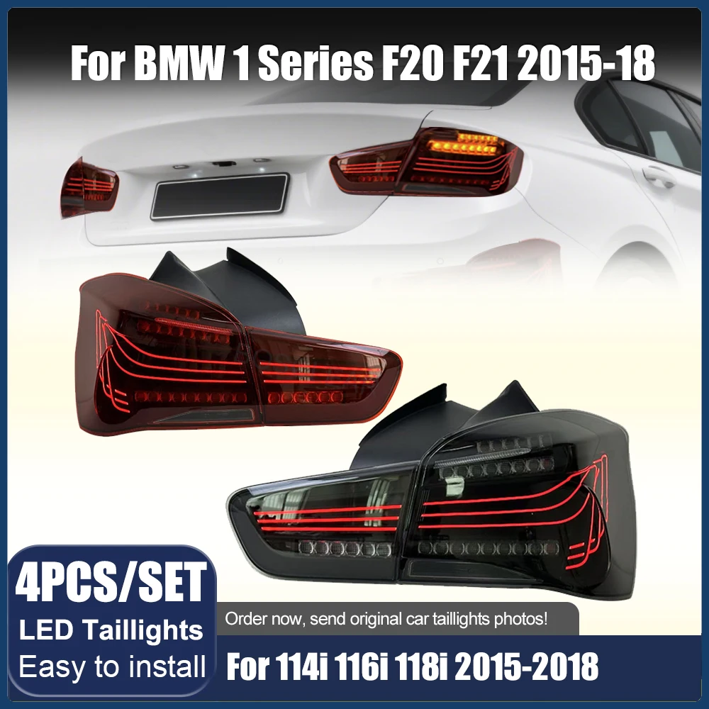 

Автомобильный светодиодный задний фонарь в сборе для BMW 1 серии F20 F21 114i 116i 118i 2015-2018 задние фонари для задних фонарей в стиле CSL Plug And Play