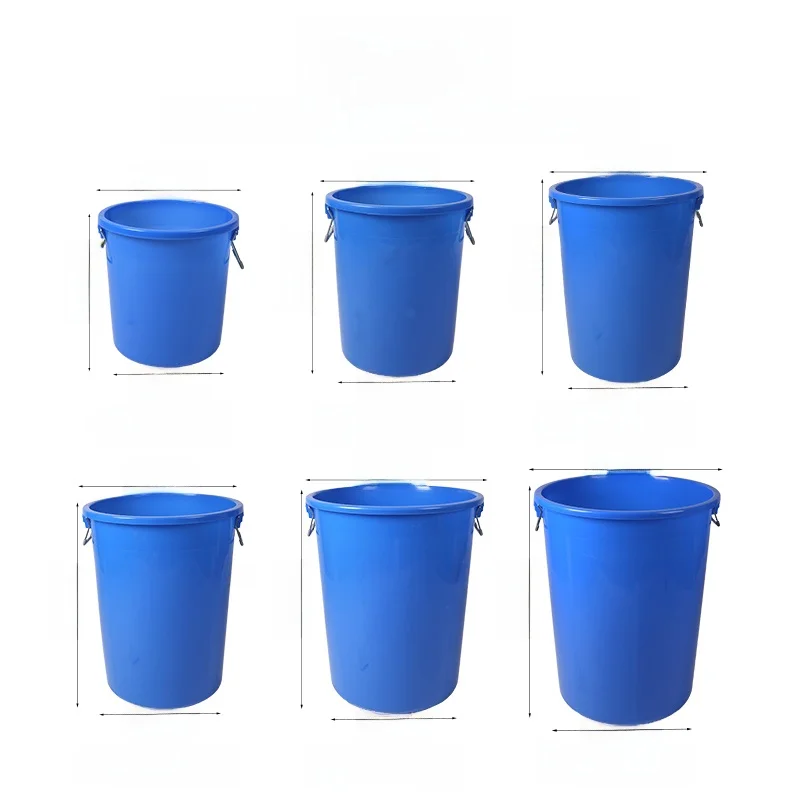 Commercial Large Capaci round Plastic Tra Can for Kitchen Restaurant Outdoor Sanitation Classroom with Lid Garbage Bin