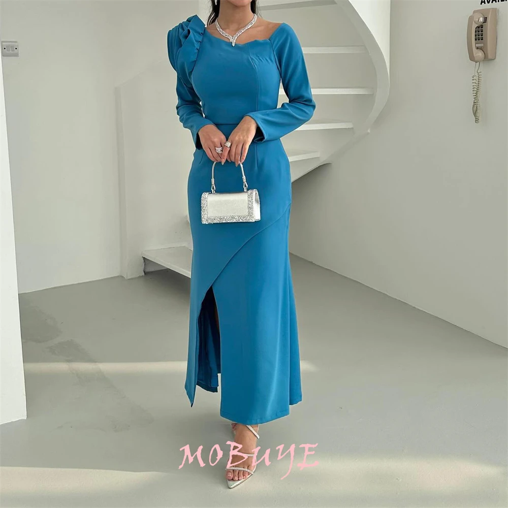 MOBUYE-Robe de Bal à Manches sulfpour Femme, Élégante, à la Mode, 2024