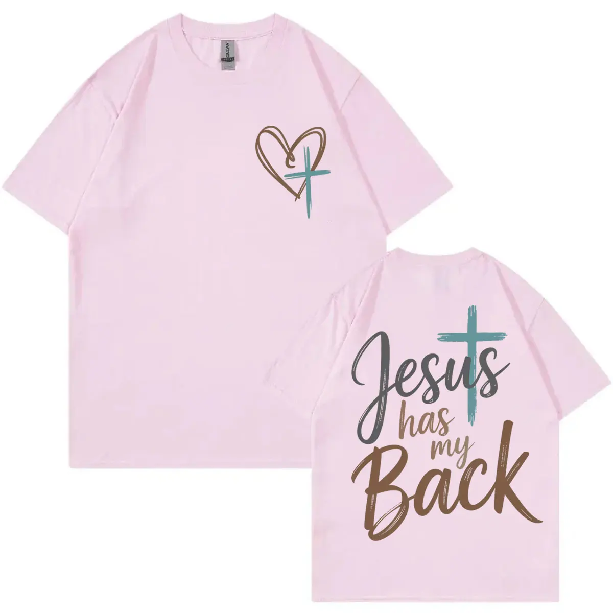 المسيحية يسوع الكتاب المقدس الآية الجرافيك تي شيرت Harajuku Y2k الجمالية المتضخم تي شيرت الرجال النساء الملابس عادية تي شيرتات قطن #4