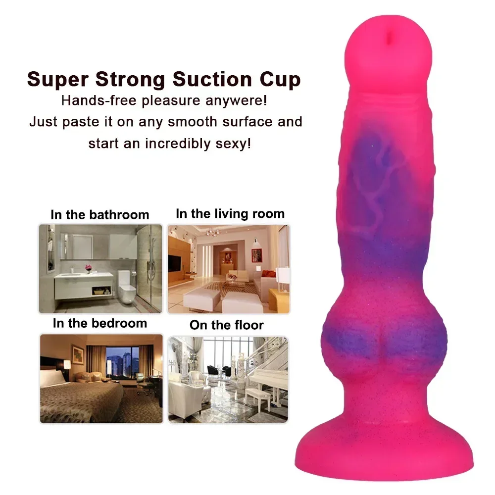 Realistic Dog Dildo Simulation Penis Animal Dildo Anal With Suction Cup Adult Toy Cheap Sex Toy For Woman Lesbian Strapon Dildo