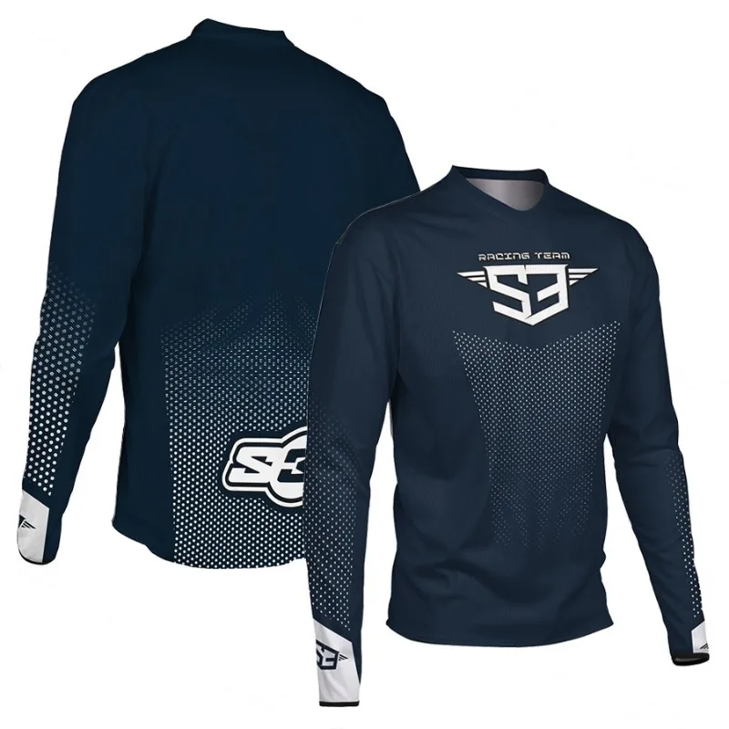 S3 Cycling Motorcycle Printed Quick Drying T-shirt, Racing Clothing, Downhill Off-road Motorcycle MTB Shirt, Outdoor Sportswear image 3