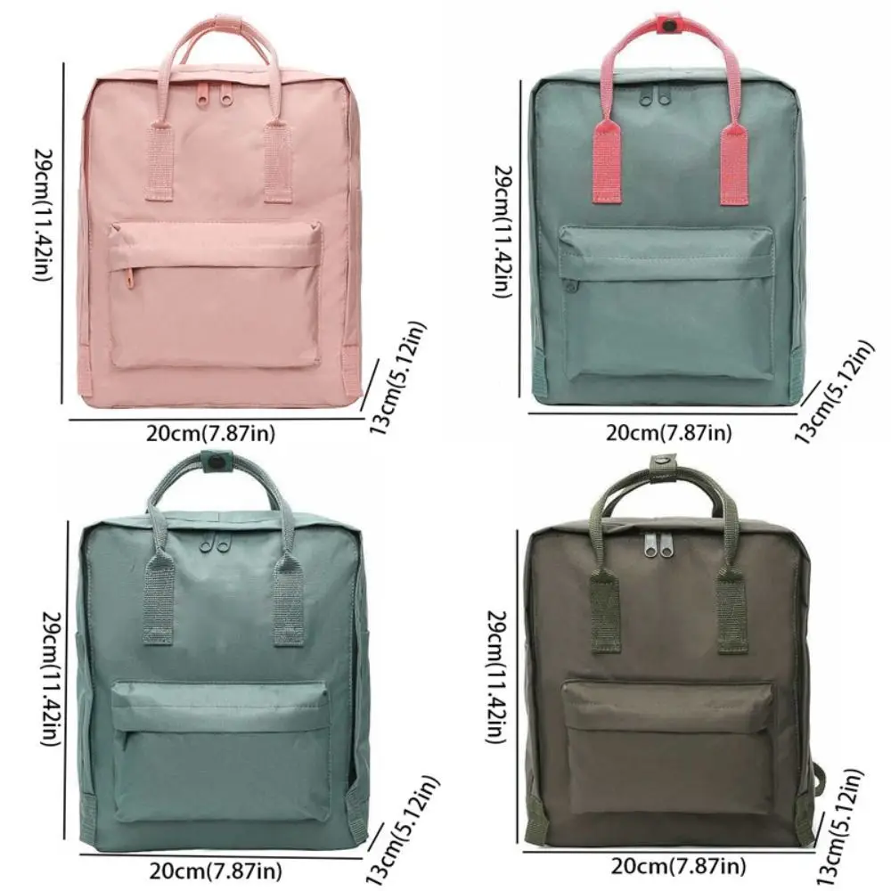 Nylon Material Unisex Backpack Large Capacity Waterproof Travel Backpack Top Buckle Three-Use Design Laptop Backpack Casual Wear