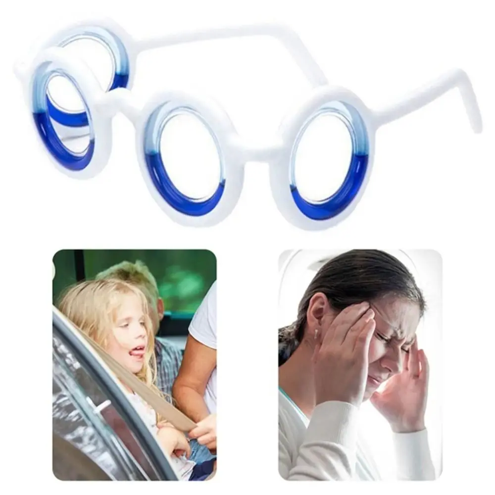 Portable Anti-Motion Sickness Eyeglass Carsickness Airsickness Anti-Dizziness Eyeglass Anti-Nausea No Lens Anti-Sickness Eyewear