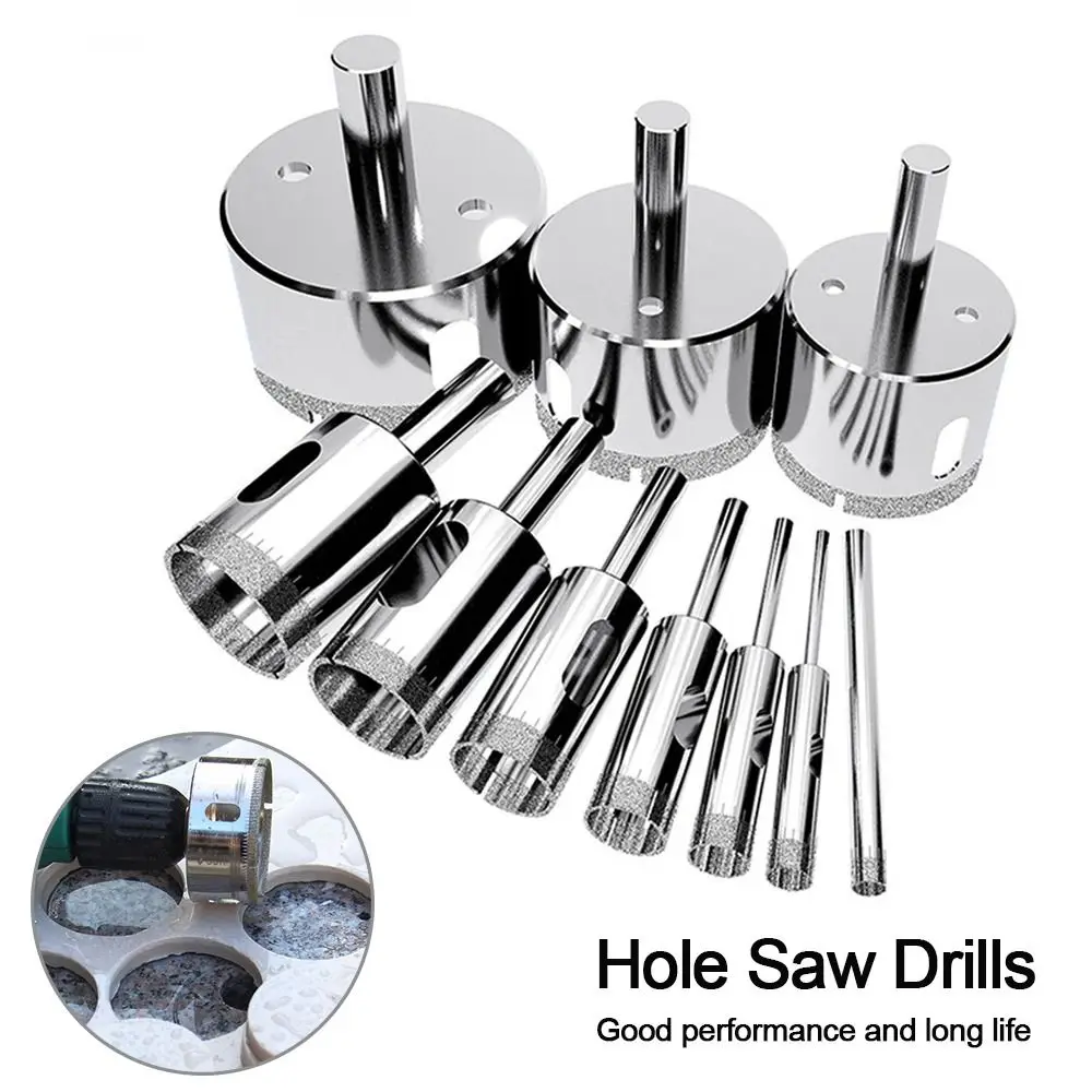 Hole Saw Cutter Granite Brick Drill Tile Ceramic  Core Drill Marble Opener Diamond Core Bit Hole Saw Drills Marble Drill Bits