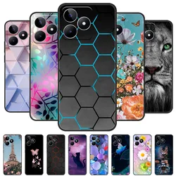 For Realme C53 Case Popular Cool Cartoon Soft Silicone Black Cover For Realme C53 4G RMX3760 Coque Realme Narzo N53 Shell Fundas