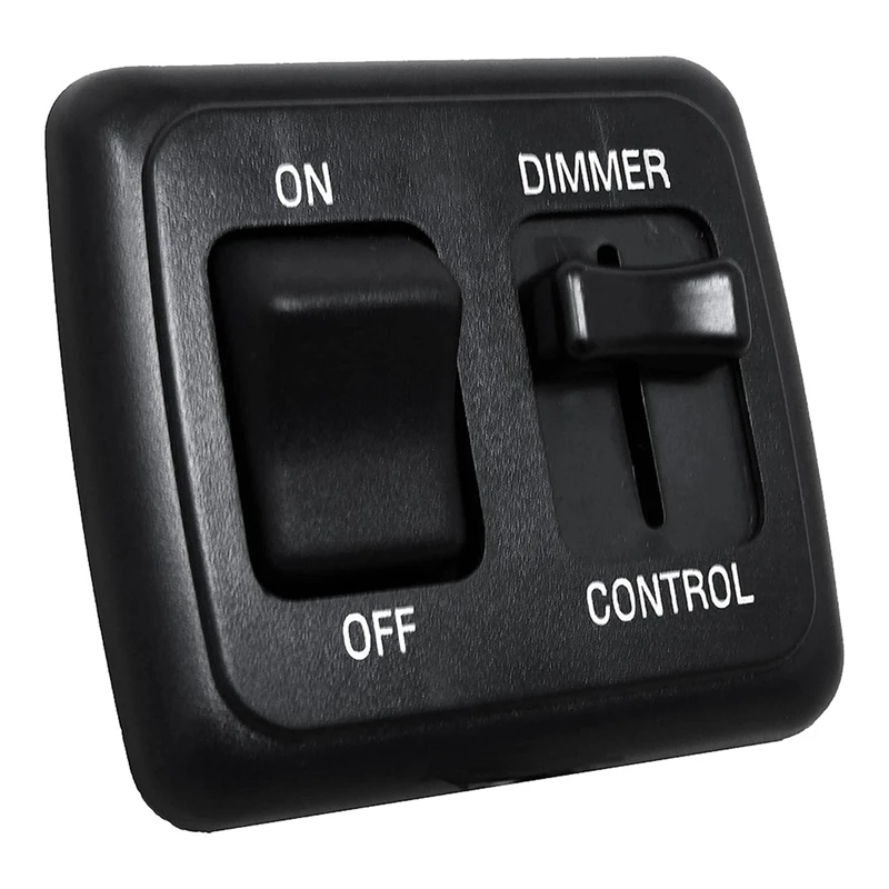 2X 12 Volt DC Dimmer Switch For LED, Halogen, Incandescent - RV, Auto, Truck, Marine, And Strip Lighting