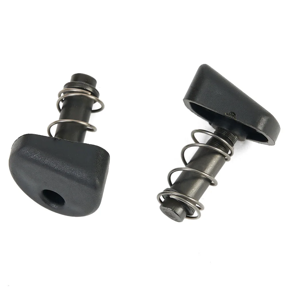 Power Tool Workshop Equipment Accessories Grinder Lock Button Spring Pin Metal Plastic Replacement Parts Black 2 Pcs Set
