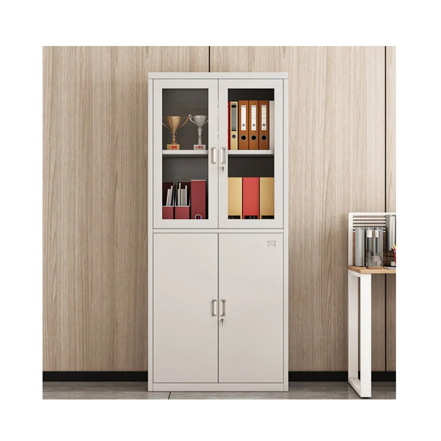 Office Cabinet Adjustable Iron Storage Filing Cupboard for Home Office Workshop Hotel Hospital Apartment Use