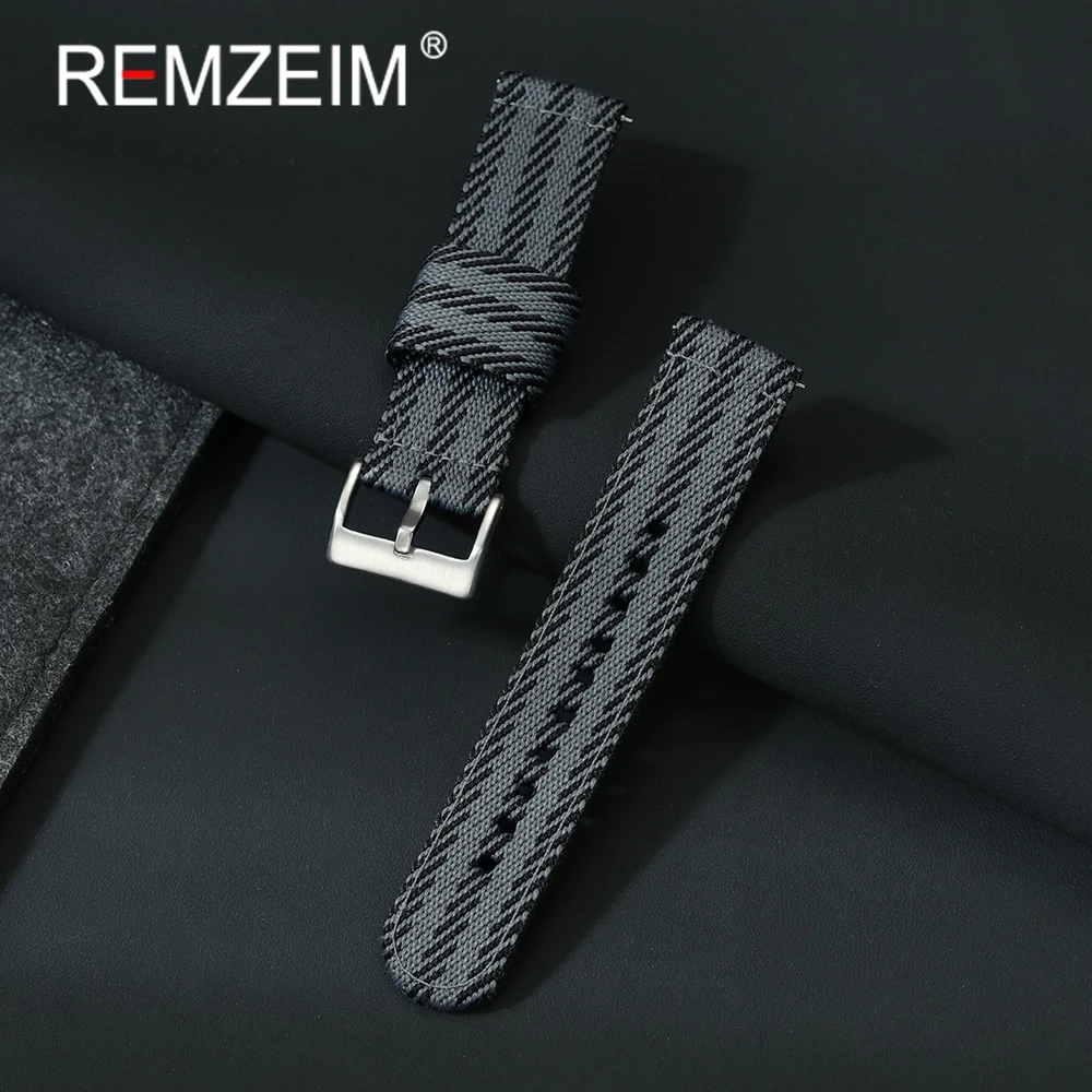 Schnellverschluss-Nylonarmband, 20 mm, 22 mm, langlebiges Canvas-Armband, Sportarmband, universelle Ersatz-Uhrenarmbänder