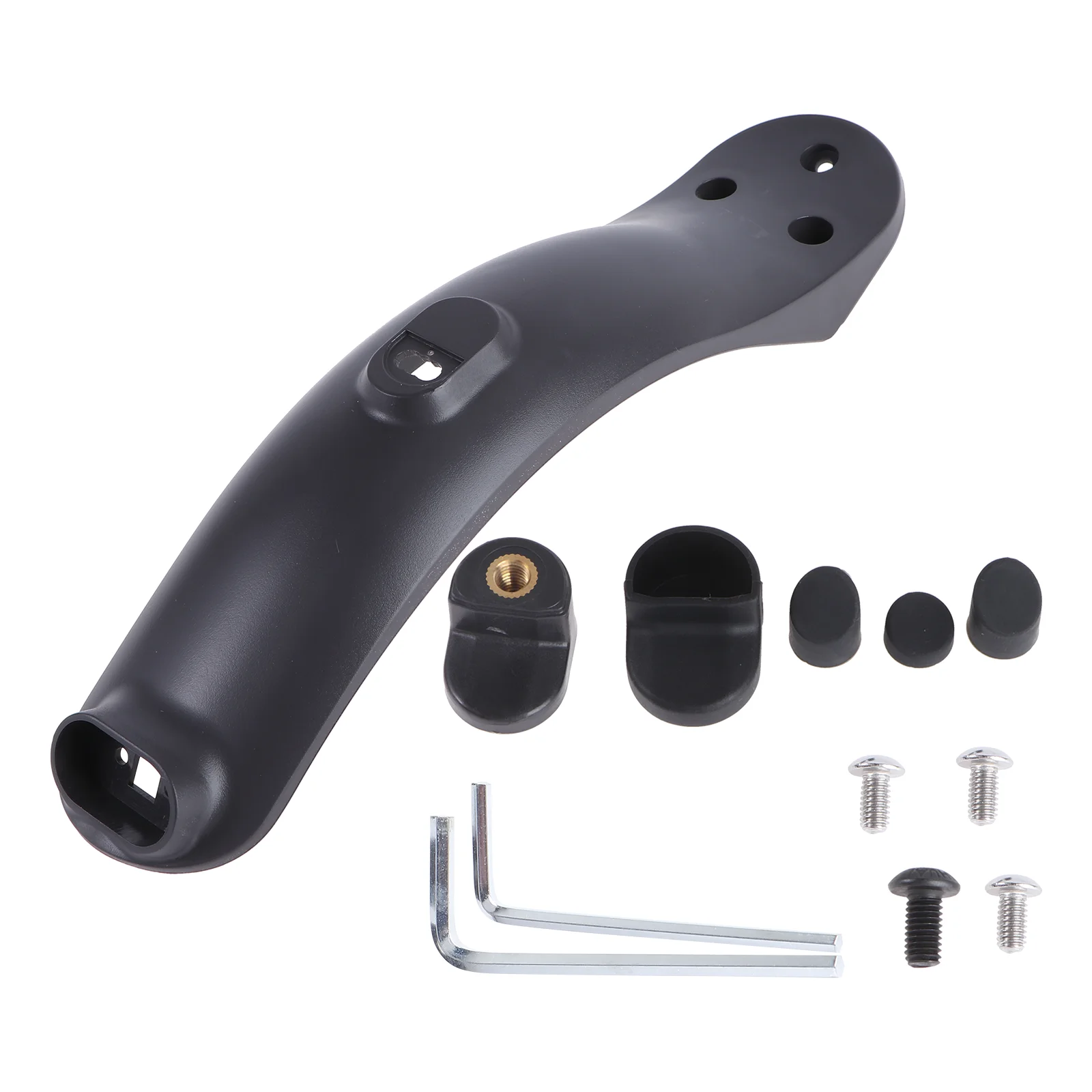 

Electric Scooter Replacement Parts Durable ABS PC Rear Mudguard Kit Bike Accessory Child Size Fits Wheel Curve Prevents