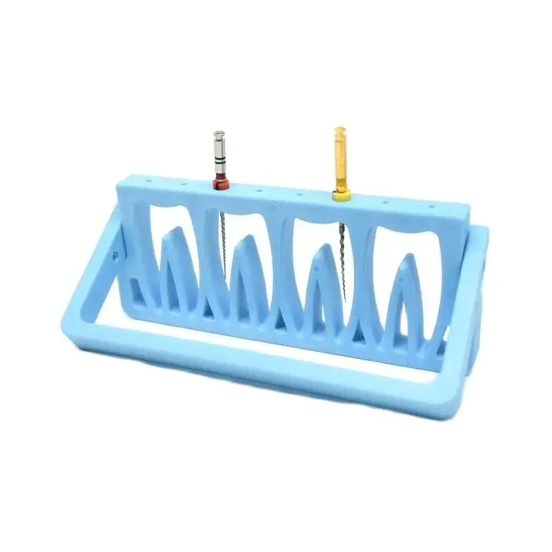 8 holes Endo Dispenser Endodontic File Stand Holder Autoclavable Dental Lab Instrument Dental Bur Holder