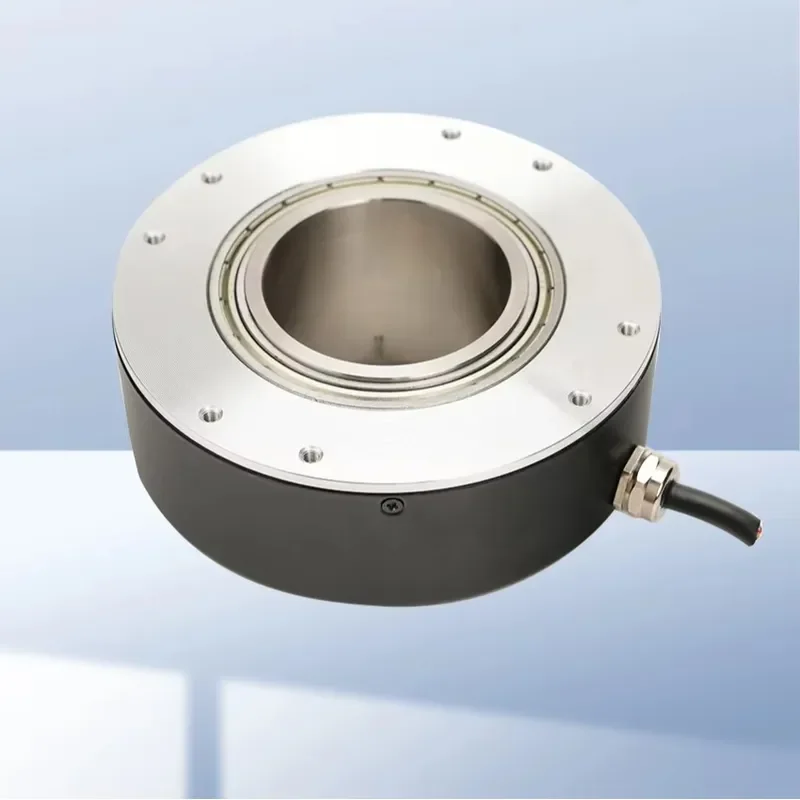 High Precision Hollow Through Shaft Incremental Encoder 1000P/R Resolution IP50 Protection NPN Output DC5V-26V
