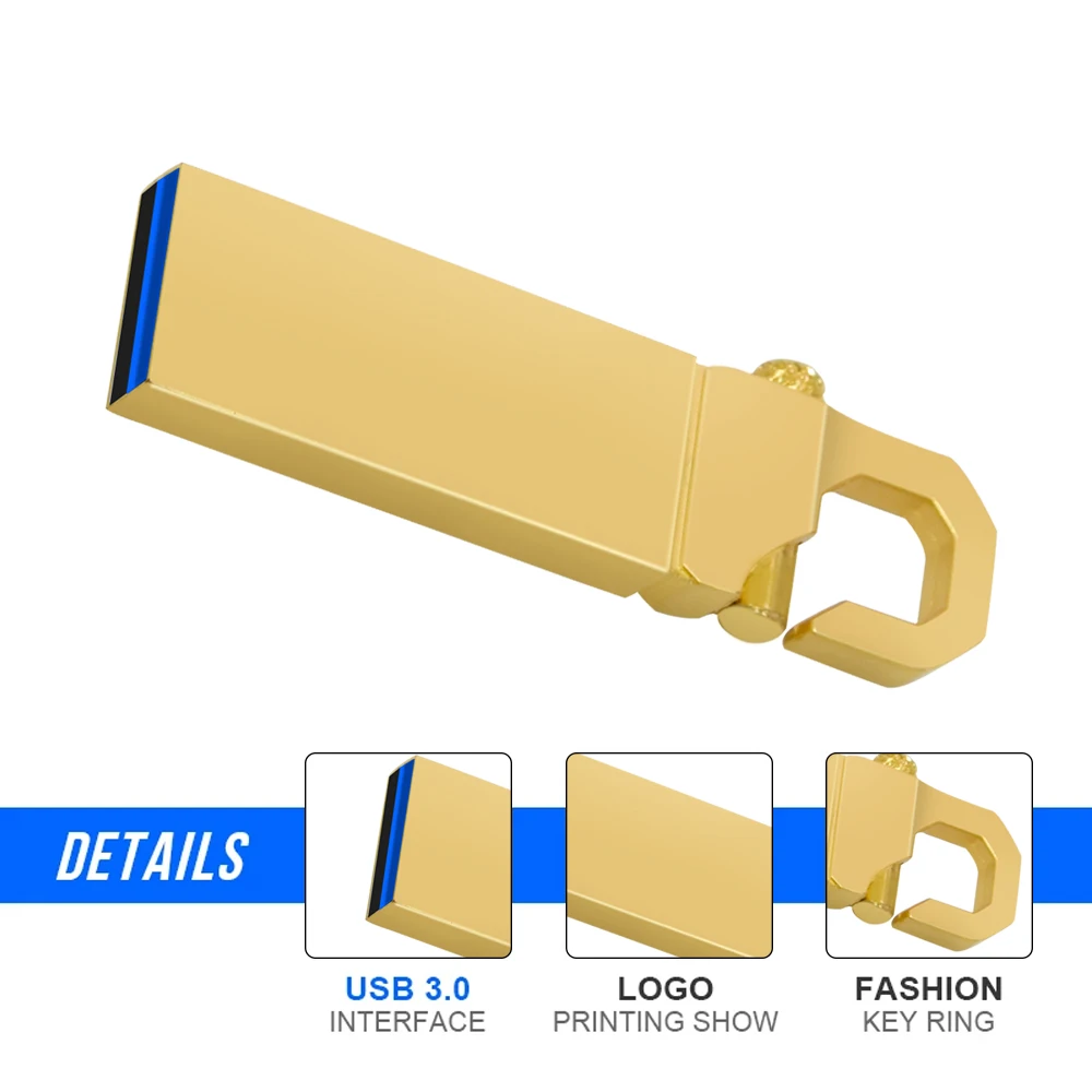 معدن فلاشة مزودة بفتحة يو إس بي drive3.0 بندريف 8 جيجابايت 16 جيجابايت 32 جيجابايت 64 جيجابايت 128 جيجابايت ذاكرة عصا تخزين القرص cle فلاشة Usb (أكثر من 10 قطعة شعار مجاني)