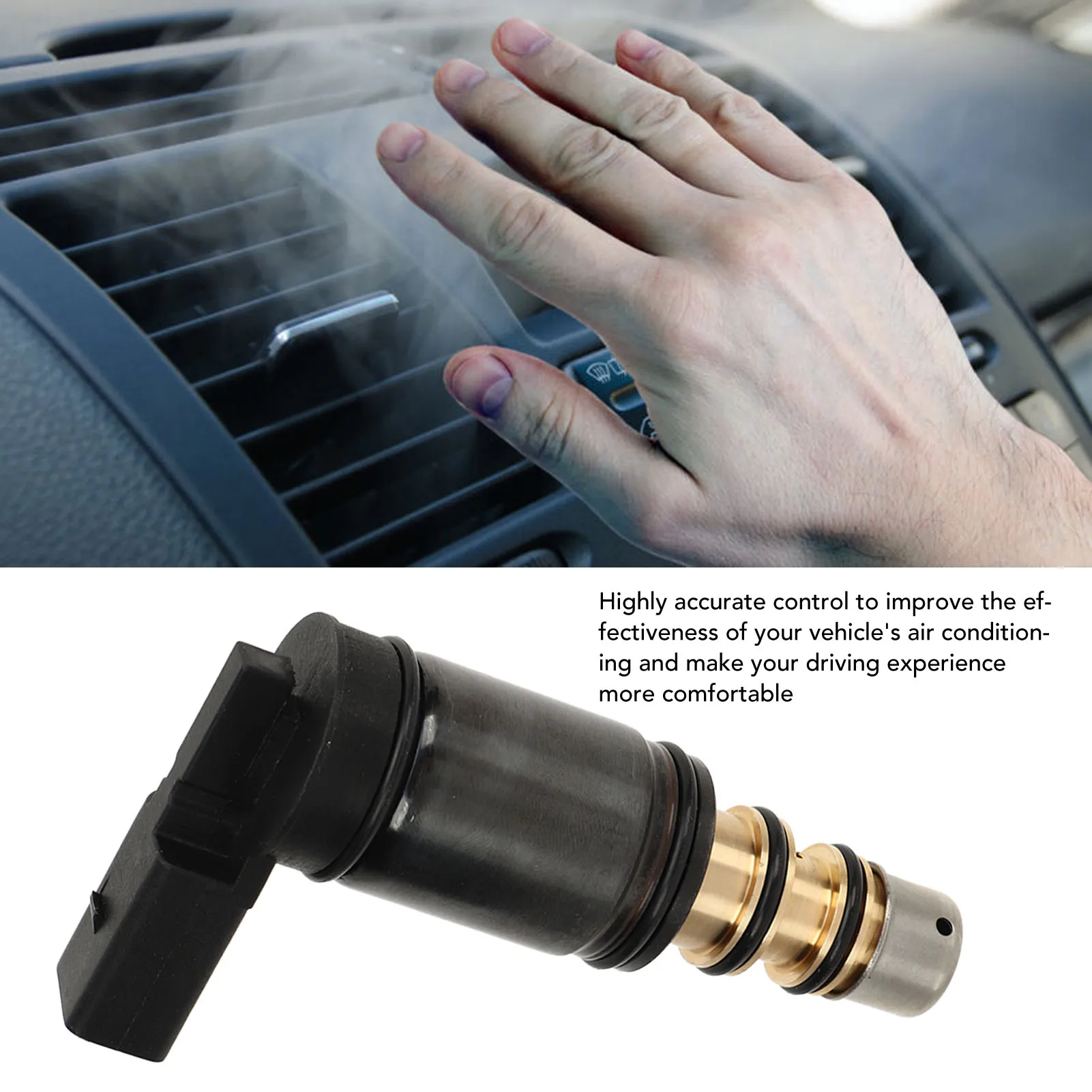 

New Car Ac Compressor Control Valve Accuracy Control Energy Saving AC Compressor Control Valve Replacement for A4 2.0L Engine