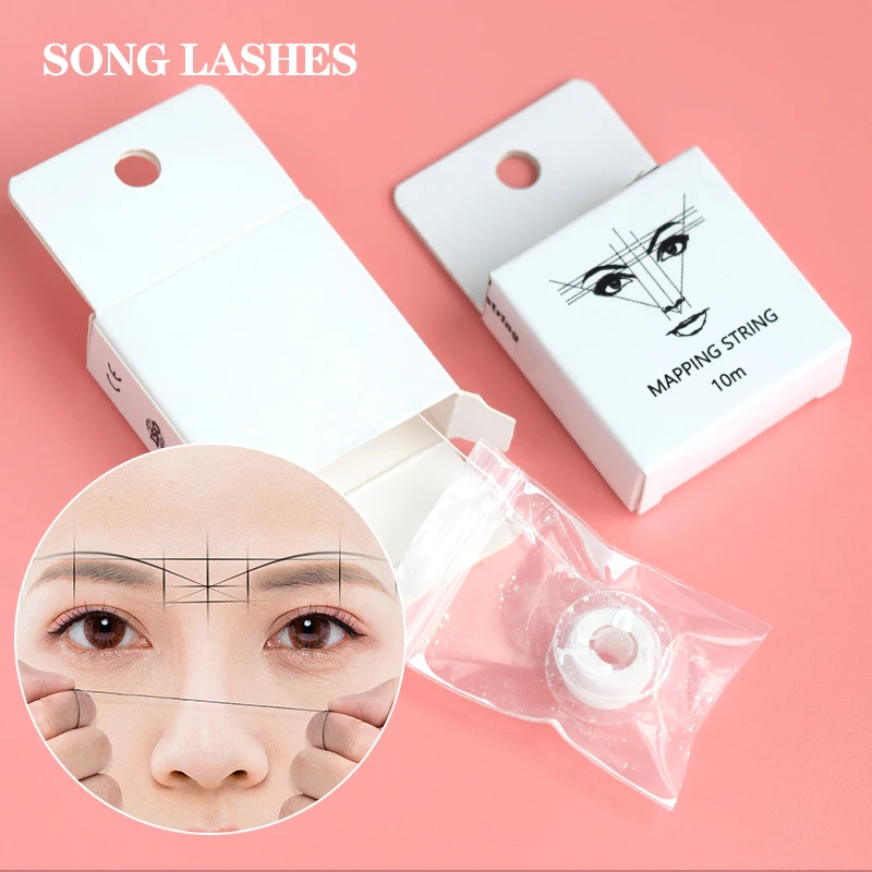 Songlashes Mapping String Black White Eyelashes Supplies Women Make Up Tools Eyelashes Accressories High Quality