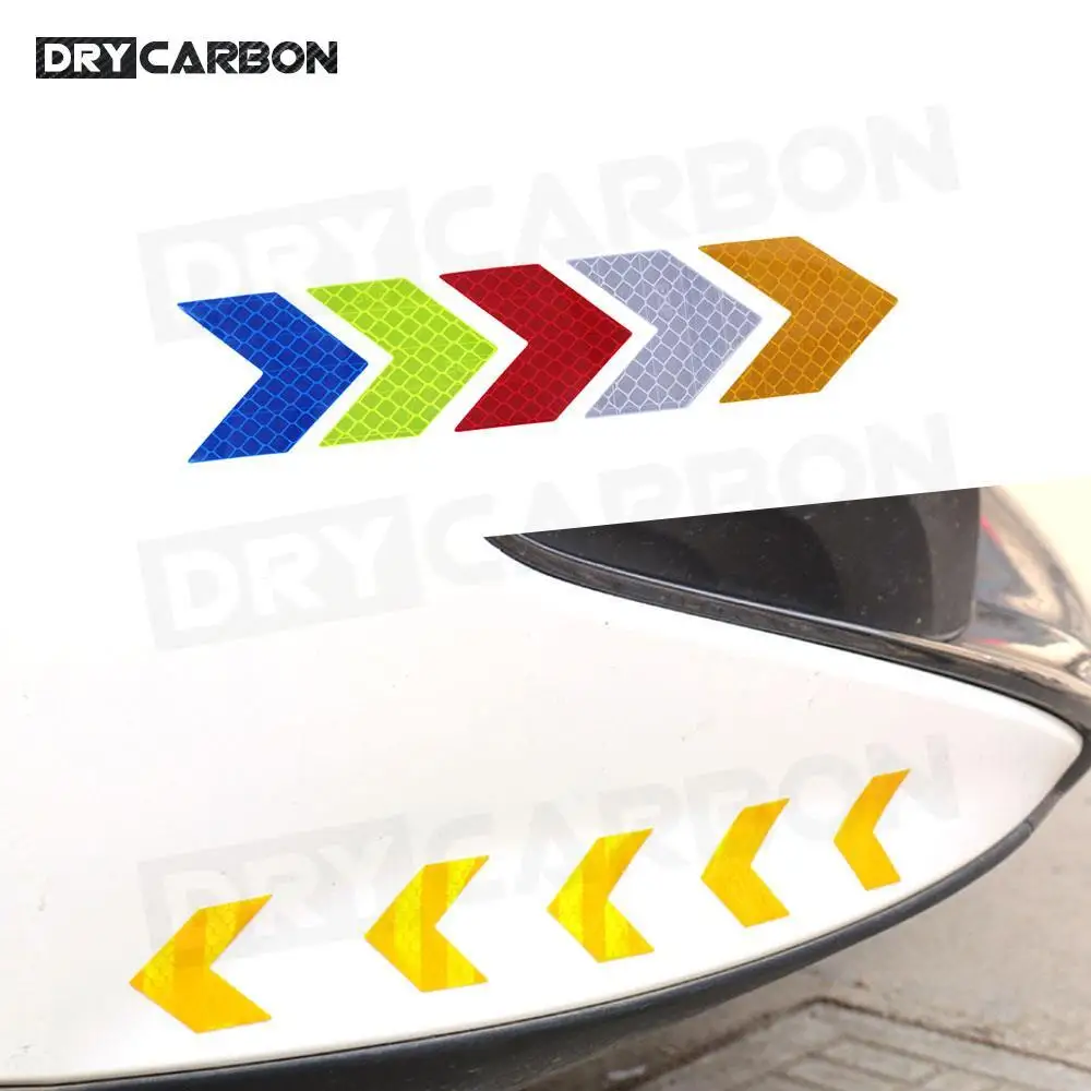 

Car Reflective Tape Safety Caution Warning Reflective Adhesive Tape Fo Truck Motorcycle Bicycle Sticker 10Pcs/Set