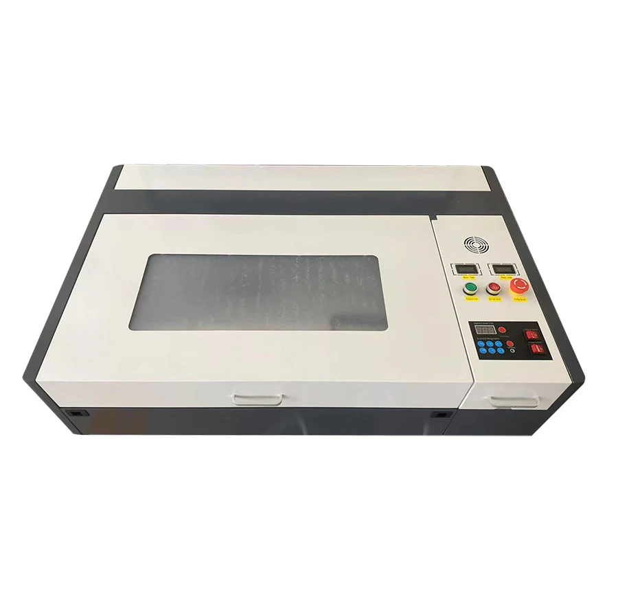 3020 300*200mm 40w 50w Factory Agent Micro Co2  Rubber Stamp Making Machine and 3d Photo Crystal Engraving Machines