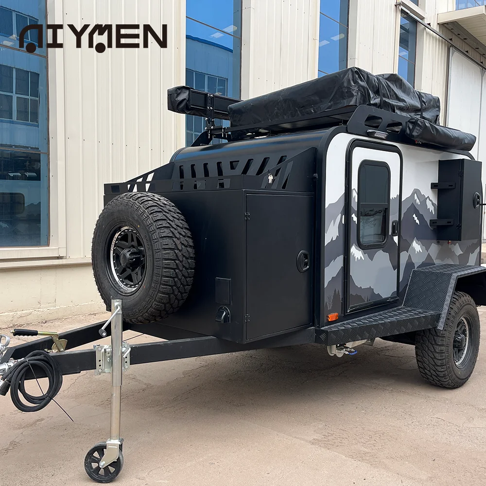 China Luxury Mini RV Offroad Trailer for Sale for Camping and Travel Motorhomes Alternative